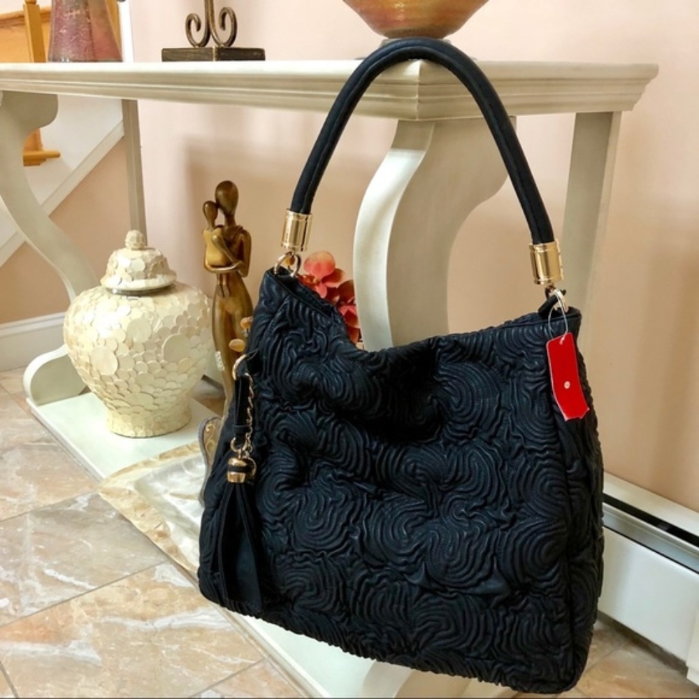 Ivanka Trump NWT Black Hobo Purse